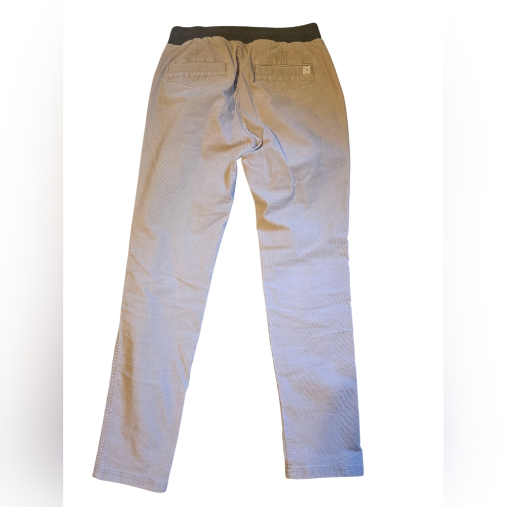 UpWest Cream Corduroy Pants With Drawstring Waist And Button Fly Size S - Picture 2 of 7